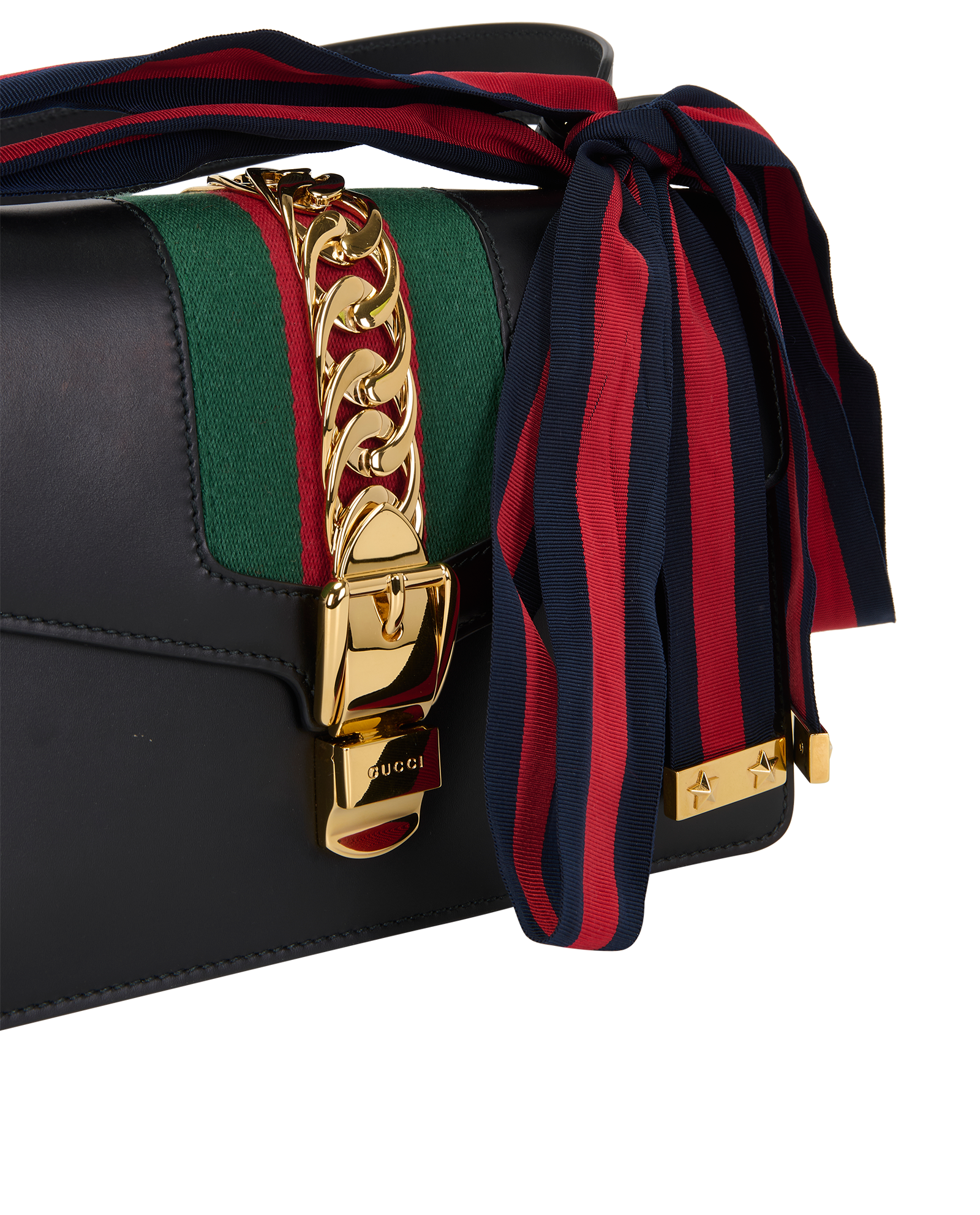 Sylvie, &pound;550, Handbags, Black, Leather, Other view